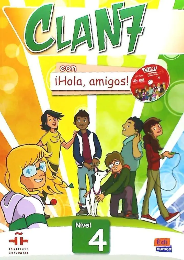Cover: 9788498486308 | Clan 7 con Hola, amigos! | Nivel 4/A2.2, Libro del alumno, mit CD-ROM