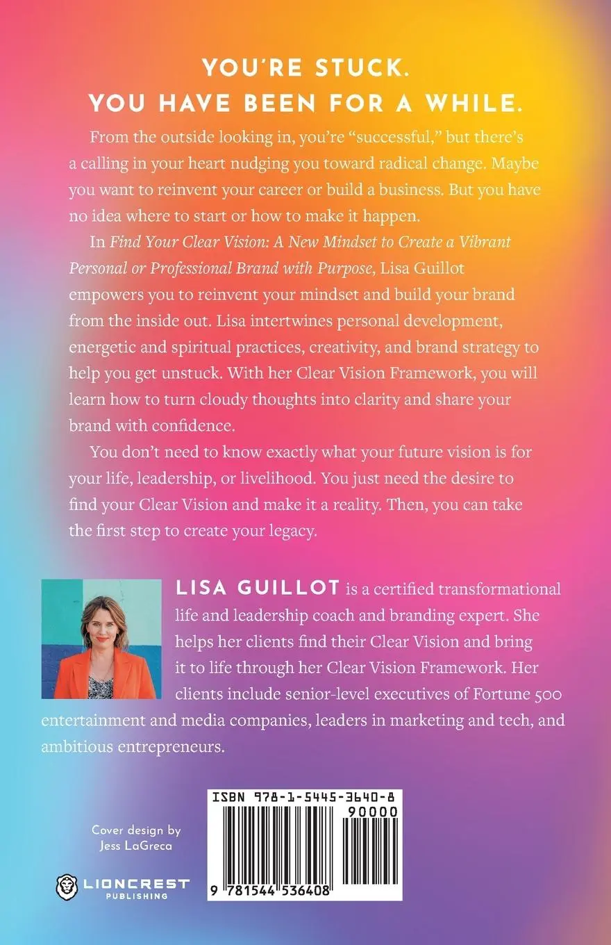 Rückseite: 9781544536408 | Find Your Clear Vision | Lisa Guillot | Taschenbuch | Englisch | 2023