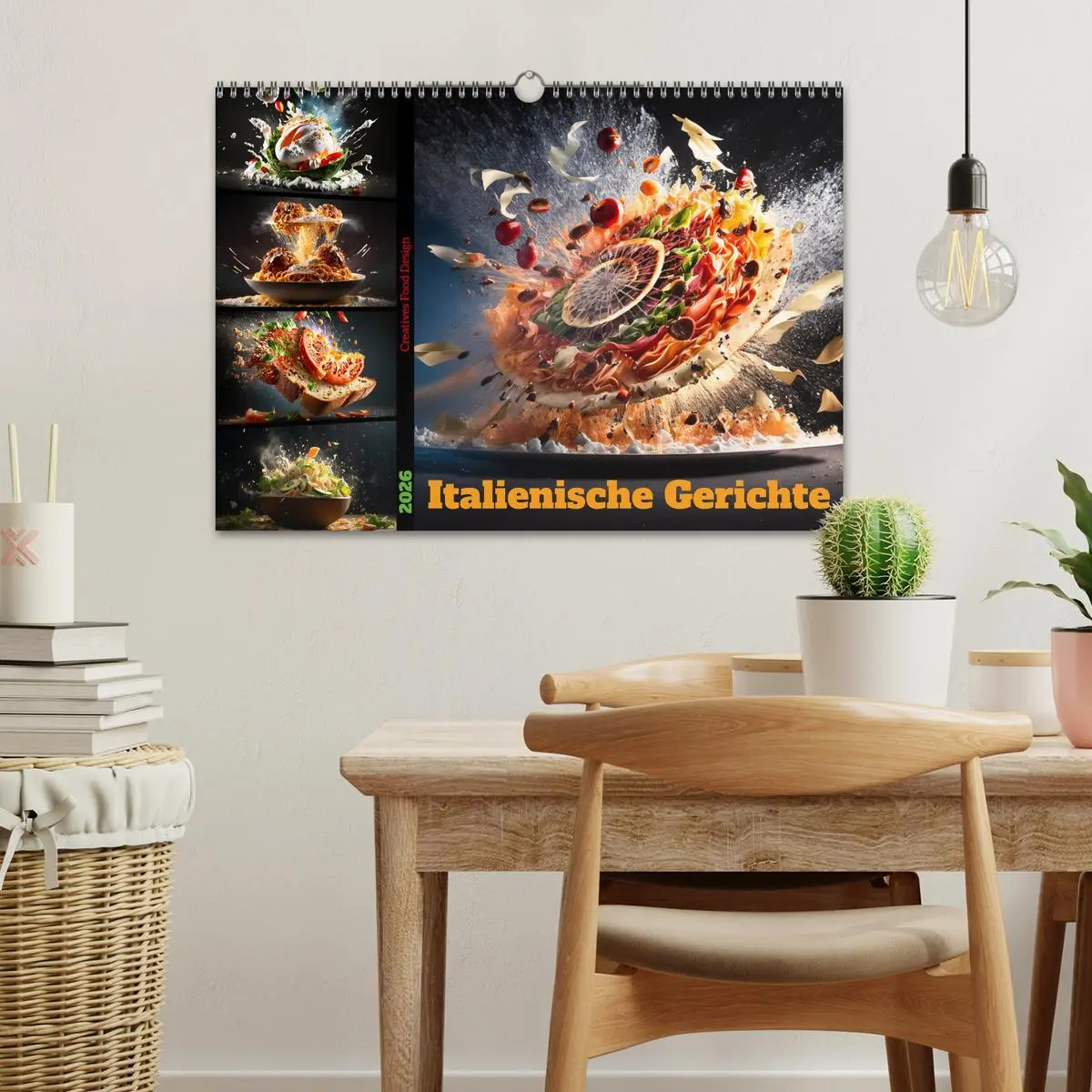 Bild: 9783457526408 | Italienische Gerichte (Wandkalender 2026 DIN A3 quer), CALVENDO...