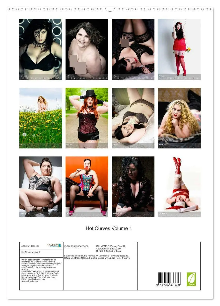 Bild: 9783516476408 | Hot Curves Volume 1 (hochwertiger Premium Wandkalender 2026 DIN A2...