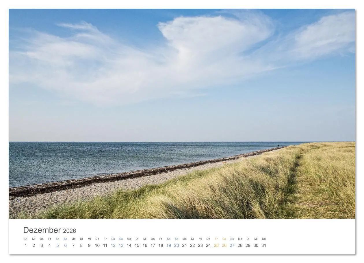 Bild: 9783516616408 | Die Sonneninsel Fehmarn (Wandkalender 2026 DIN A2 quer), CALVENDO...