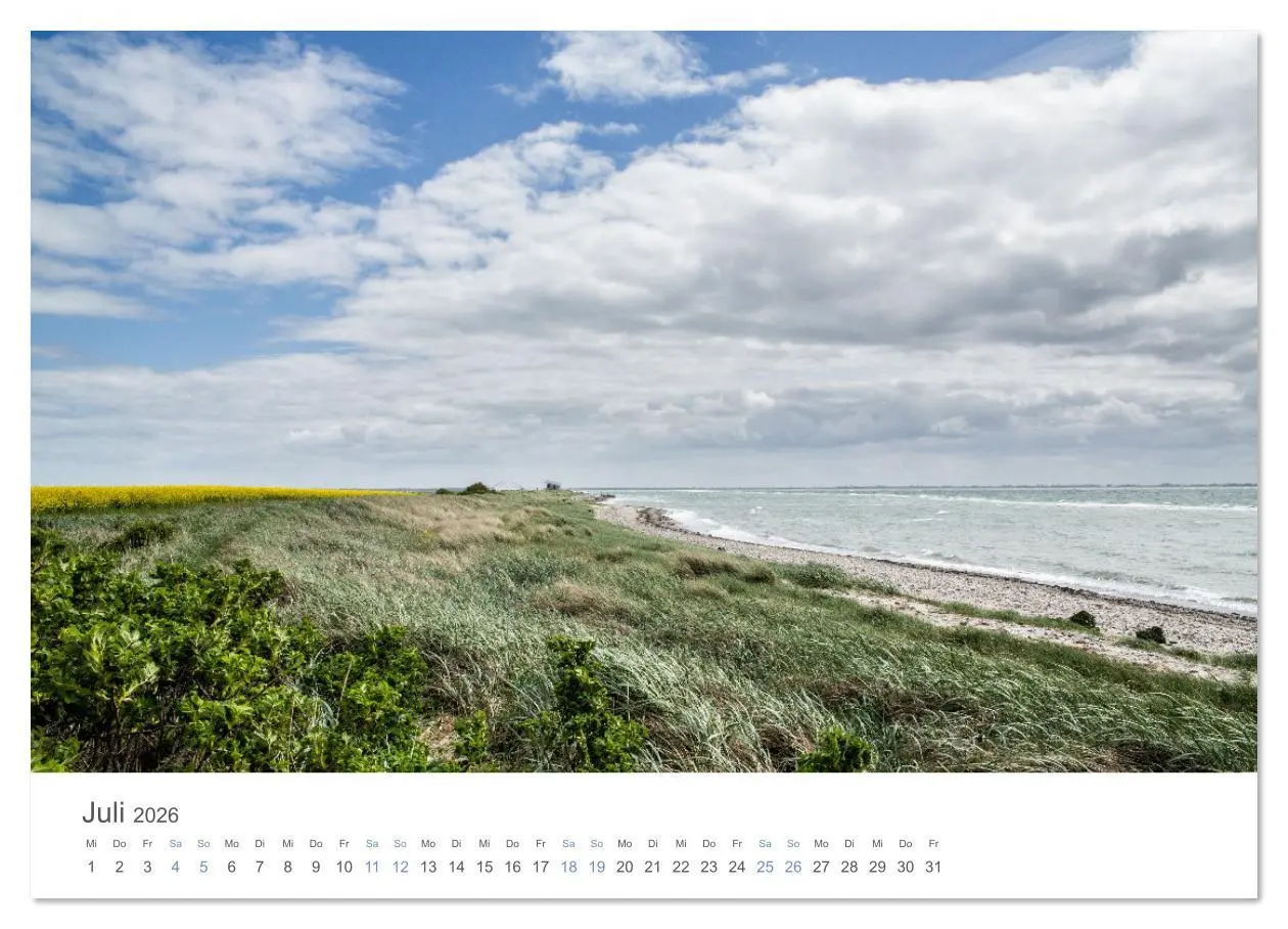 Bild: 9783516616408 | Die Sonneninsel Fehmarn (Wandkalender 2026 DIN A2 quer), CALVENDO...