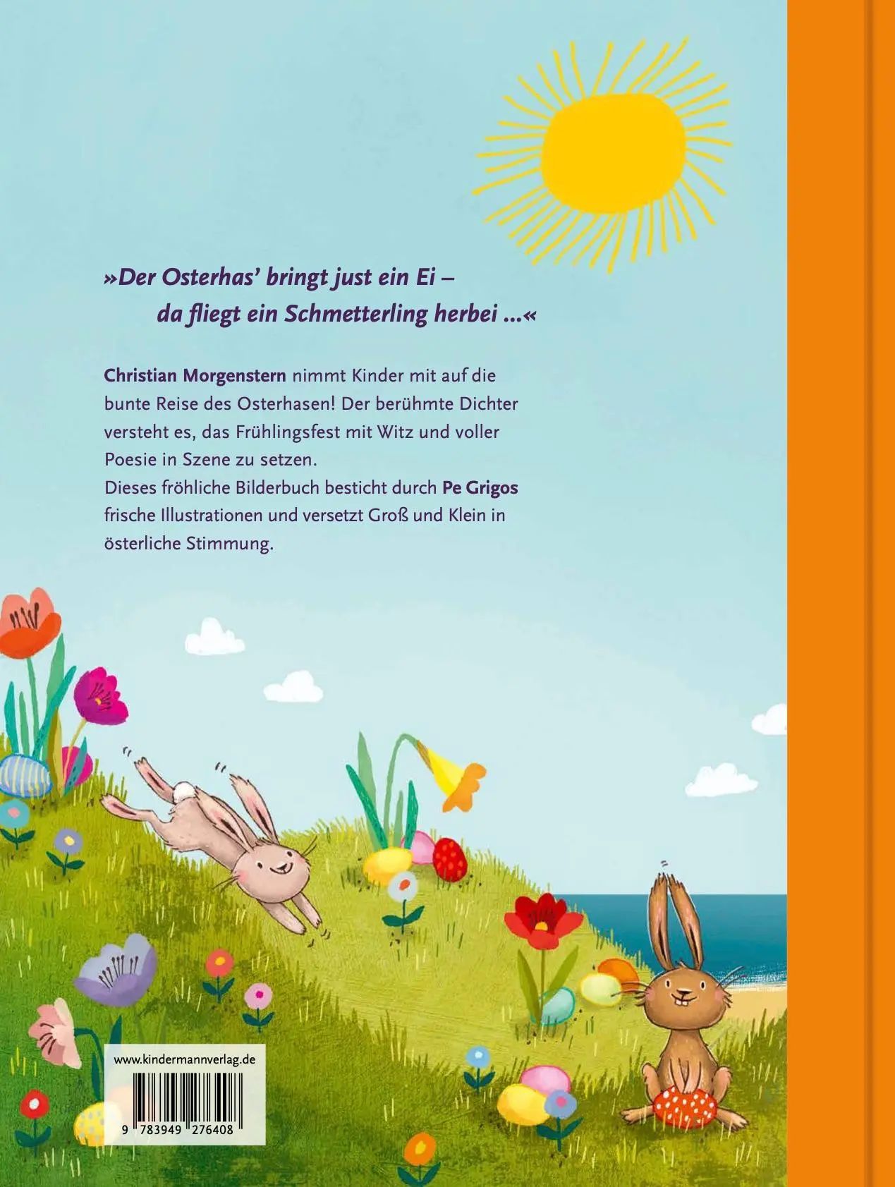 Rückseite: 9783949276408 | Ostergedicht | Christian Morgenstern | Buch | Poesie für Kinder | 2024