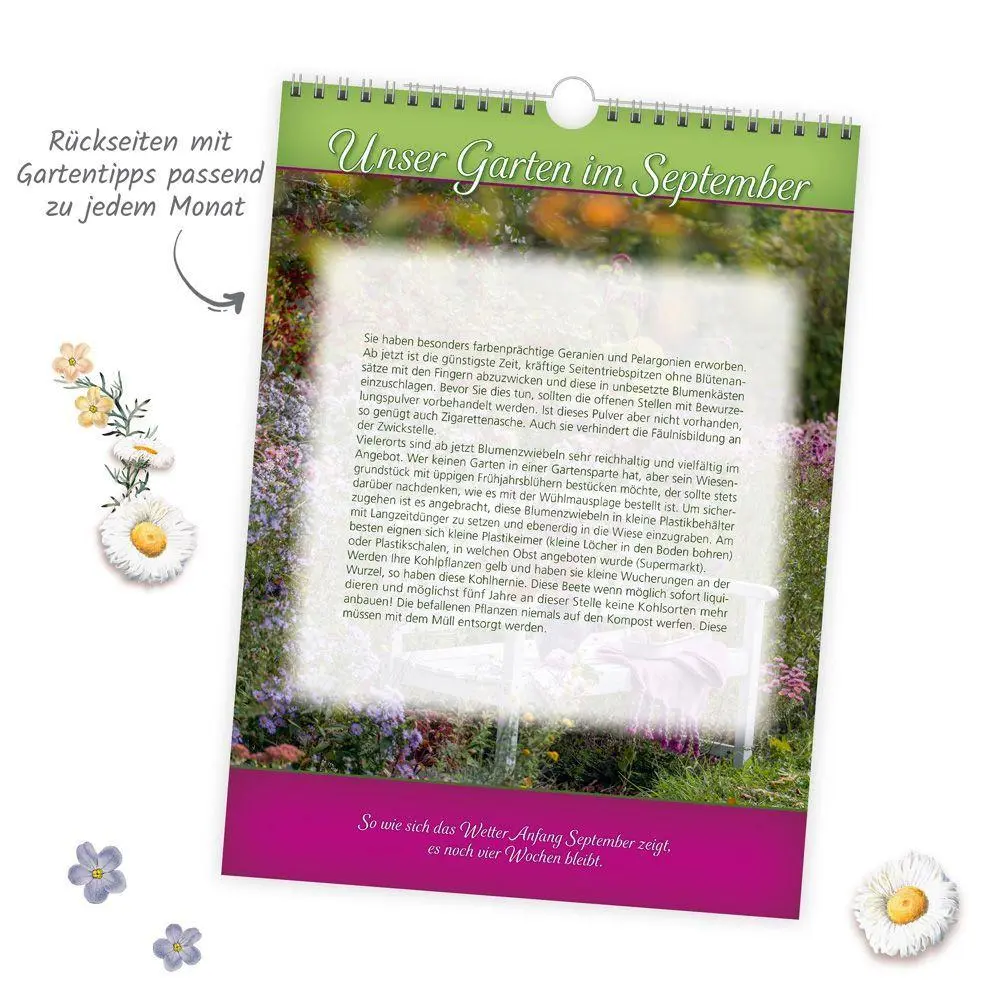 Bild: 9783988026408 | TRÖTSCH - Classickalender Gartenfreunde 2027 | Wandkalender | KG