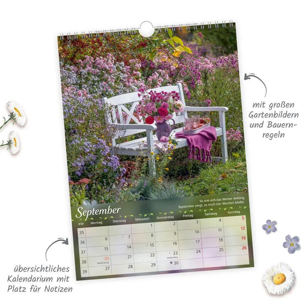 Bild: 9783988026408 | TRÖTSCH - Classickalender Gartenfreunde 2027 | Wandkalender | KG