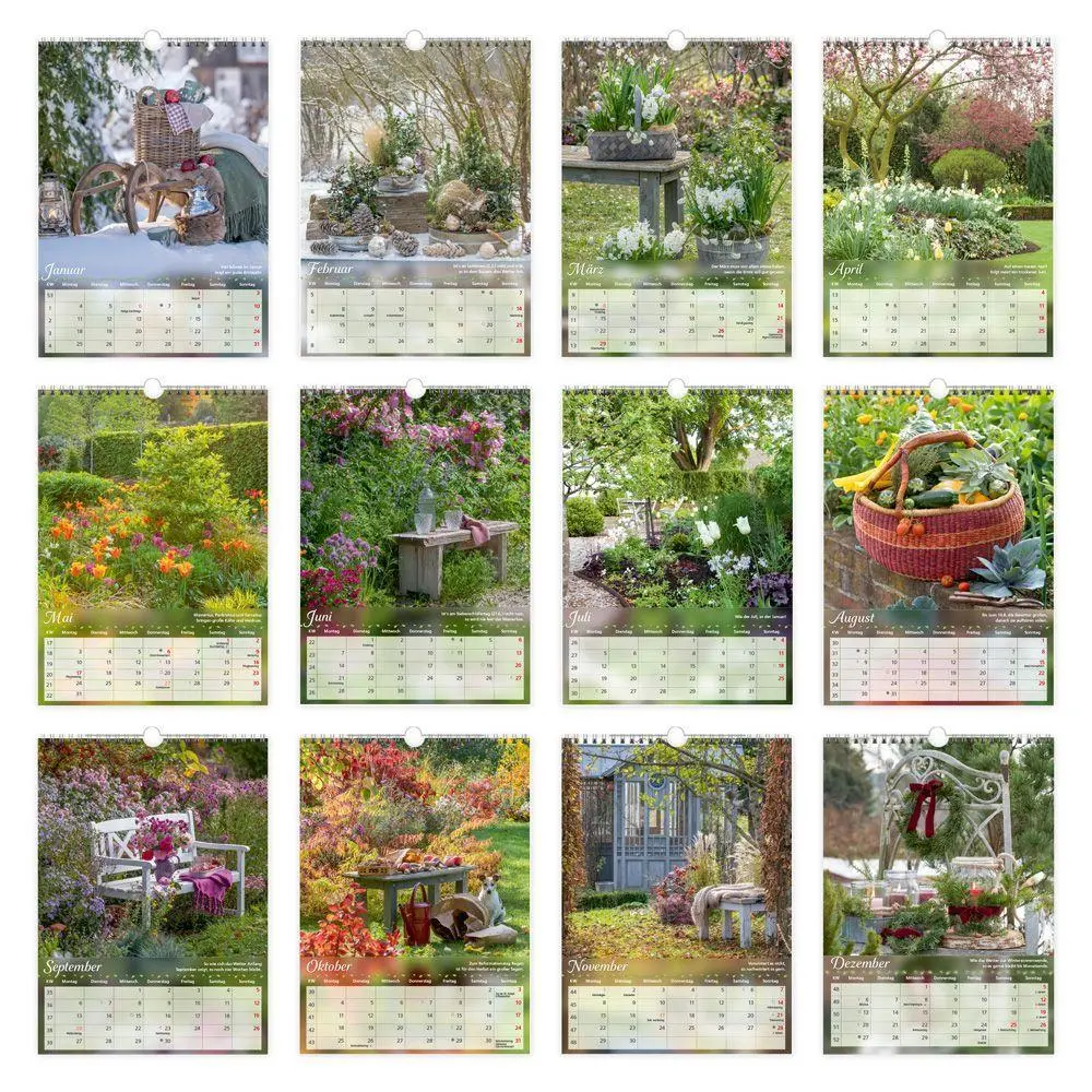 Bild: 9783988026408 | TRÖTSCH - Classickalender Gartenfreunde 2027 | Wandkalender | KG