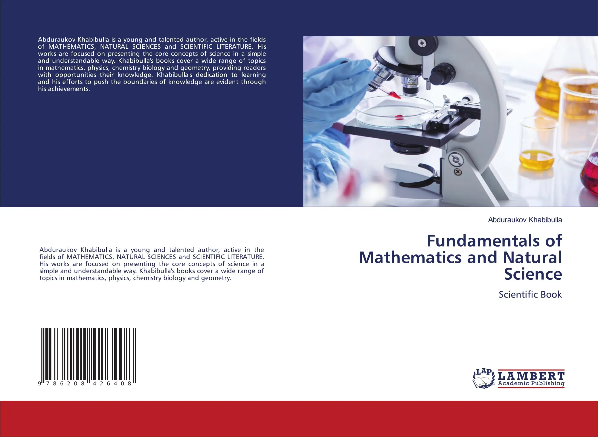 Cover: 9786208426408 | Fundamentals of Mathematics and Natural Science | Scientific Book