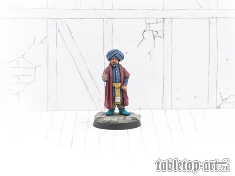 Cover: 704270726508 | Townsfolk Miniatures - Oriental Merchant | Tabletop-Art