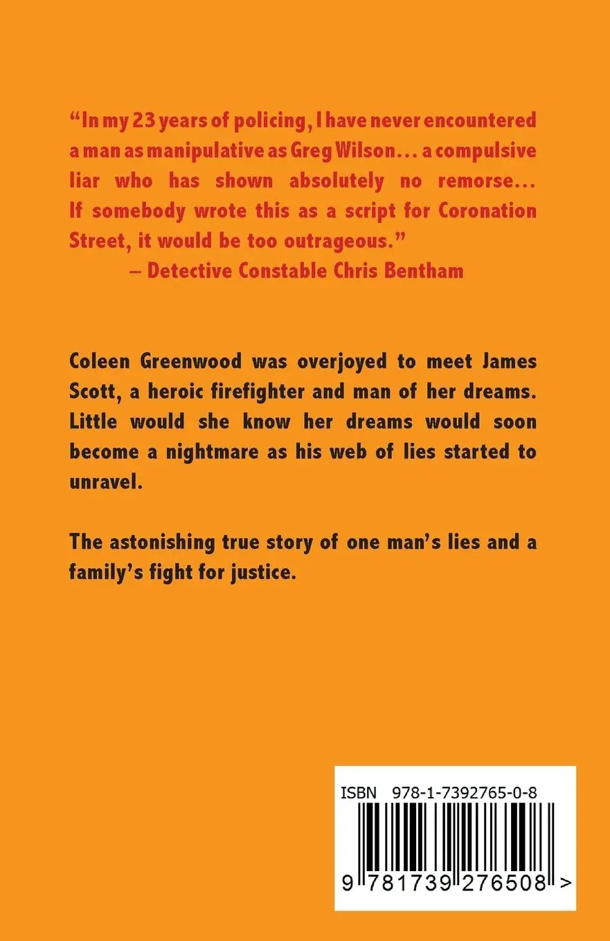 Rückseite: 9781739276508 | Playing with Fire | The true story of Fireman Scam | Greenwood (u. a.)