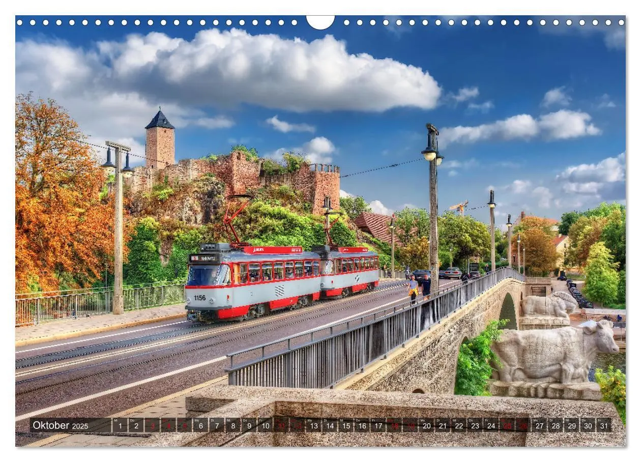 Bild: 9783435116508 | Mein schönes Halle Saale 2025 (Wandkalender 2025 DIN A3 quer),...