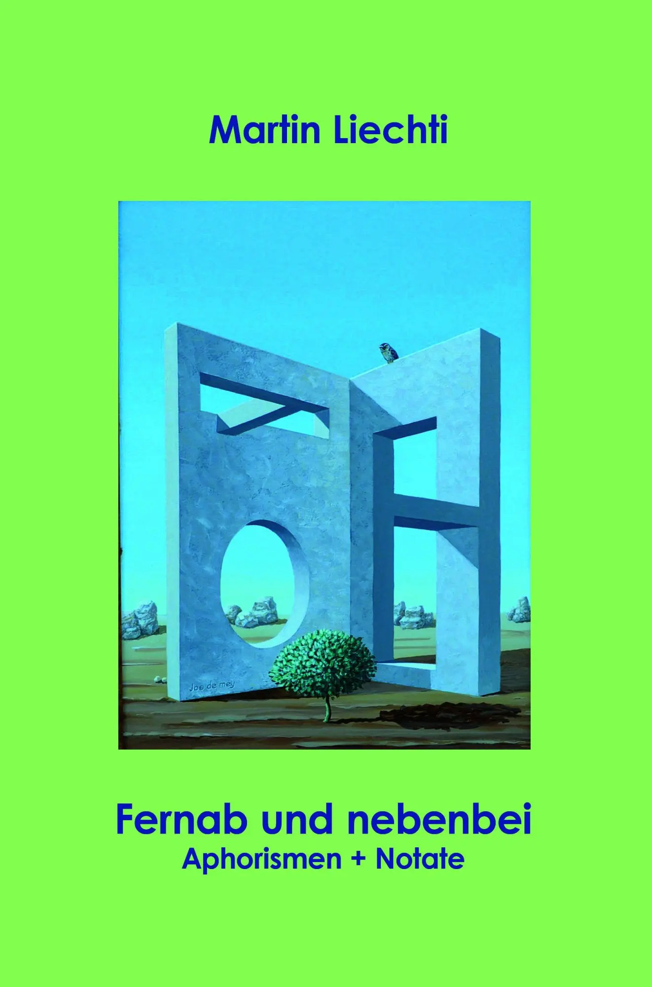 Cover: 9783910246508 | Fernab und nebenbei | Aphorismen und Notate | Martin Liechti | Buch