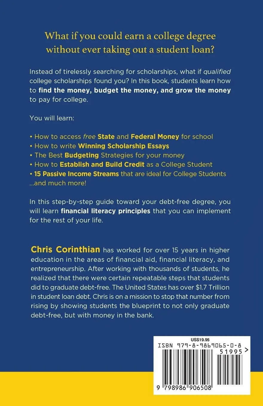 Rückseite: 9798986906508 | Financial Literacy 101 for College Students | Chris Corinthian | Buch