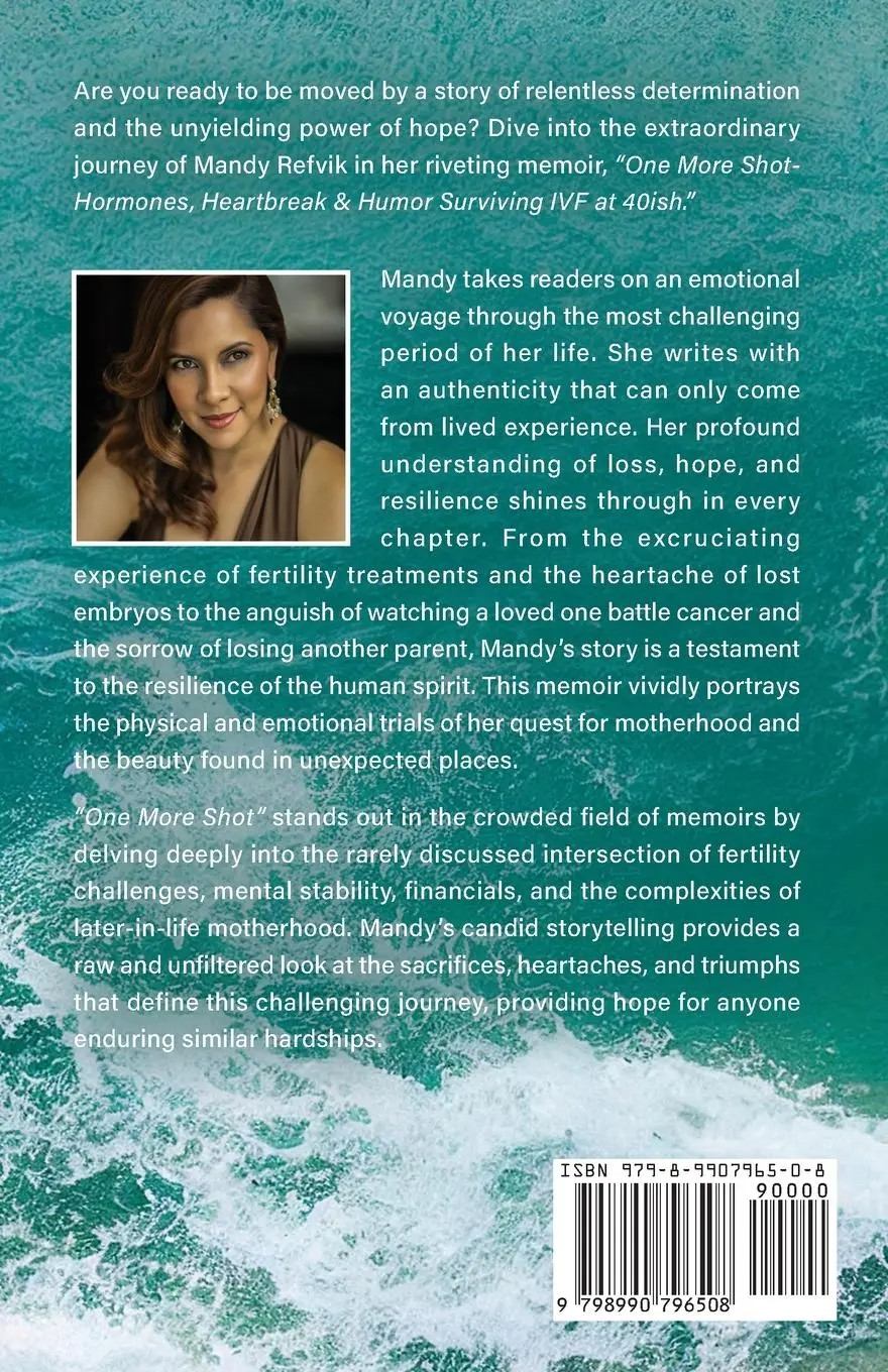 Rückseite: 9798990796508 | "One More Shot" | Mandy Refvik | Taschenbuch | Englisch | 2024