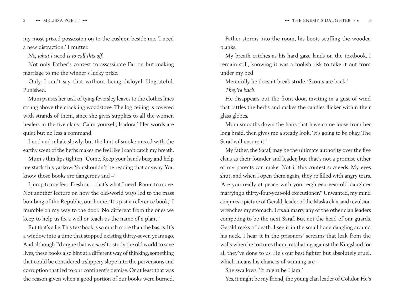 Bild: 9780008716608 | The Enemy's Daughter | Melissa Poett | Buch | Englisch | 2025