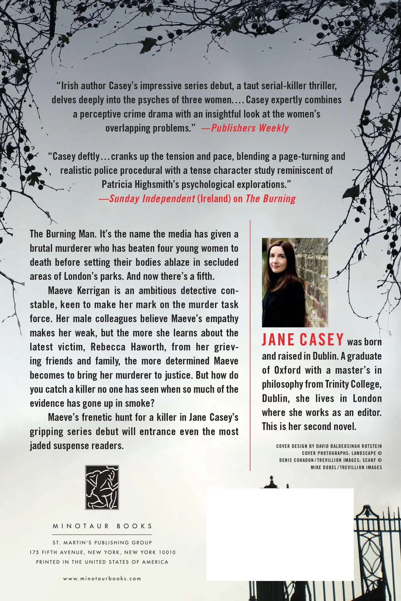 Rückseite: 9781250006608 | The Burning | Jane Casey | Taschenbuch | Kartoniert / Broschiert