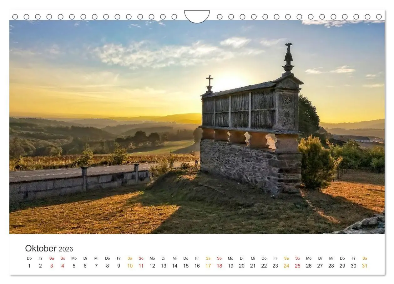 Bild: 9783457296608 | Camino de Santiago - Jakobsweg (Wandkalender 2026 DIN A4 quer),...