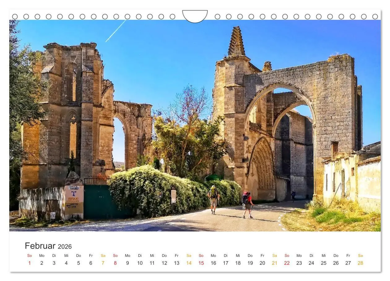 Bild: 9783457296608 | Camino de Santiago - Jakobsweg (Wandkalender 2026 DIN A4 quer),...