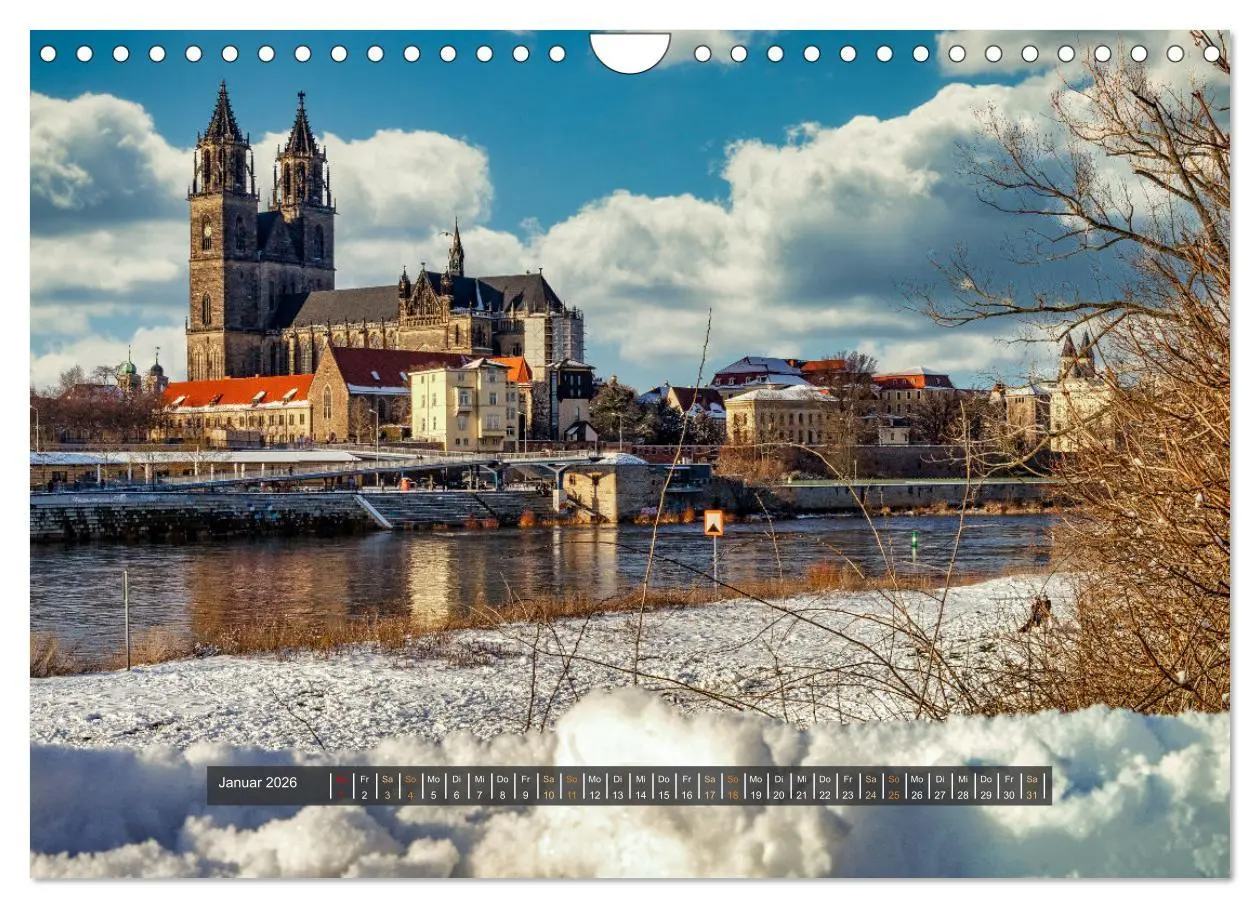 Bild: 9783457746608 | Magdeburg entdecken (Wandkalender 2026 DIN A4 quer), CALVENDO...