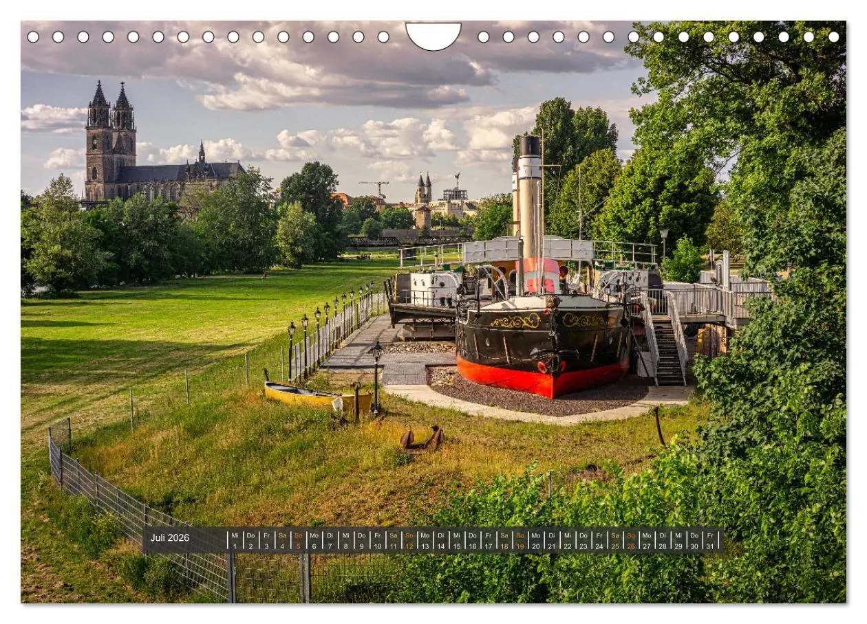 Bild: 9783457746608 | Magdeburg entdecken (Wandkalender 2026 DIN A4 quer), CALVENDO...
