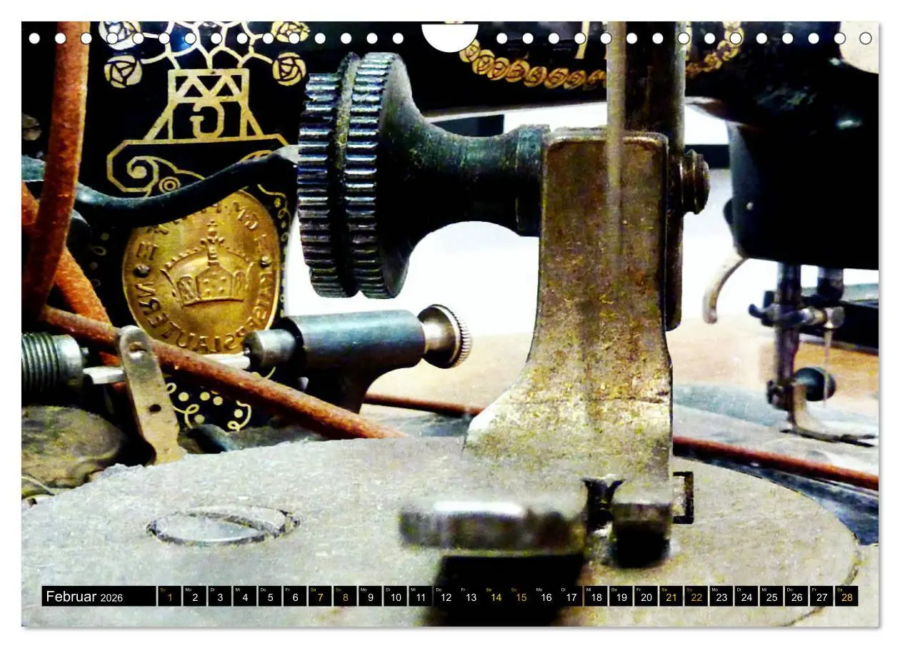 Bild: 9783457816608 | Omas Nähmaschinen (Wandkalender 2026 DIN A4 quer), CALVENDO...