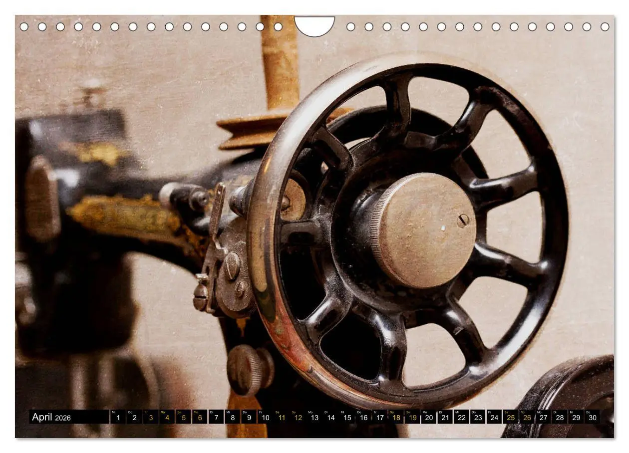 Bild: 9783457816608 | Omas Nähmaschinen (Wandkalender 2026 DIN A4 quer), CALVENDO...