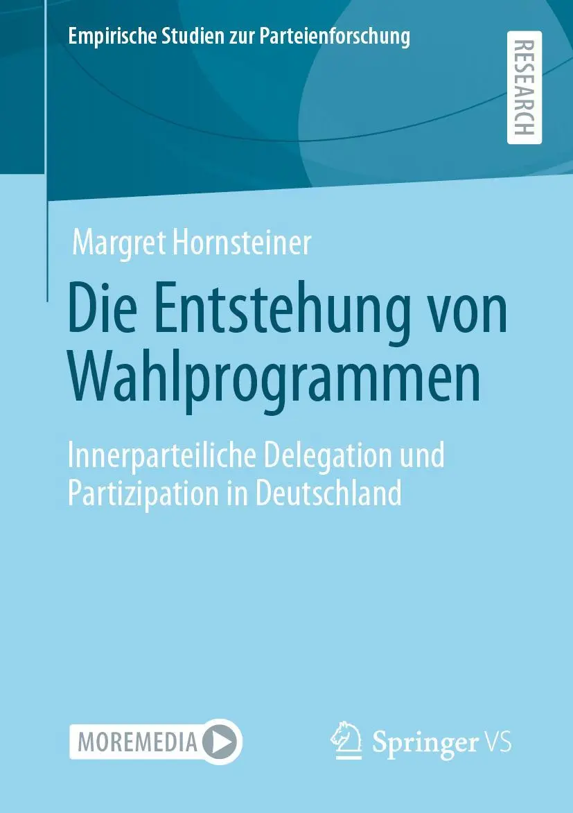 Cover: 9783658406608 | Die Entstehung von Wahlprogrammen | Margret Hornsteiner | Taschenbuch