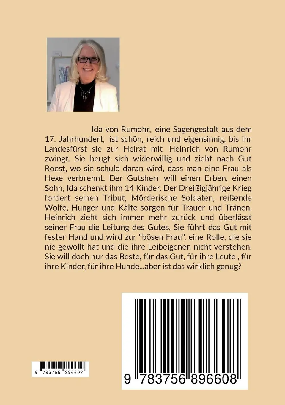 Rückseite: 9783756896608 | Die Herrin von Gut Roest | Das Leben der Ida von Rumohr | Raddatz