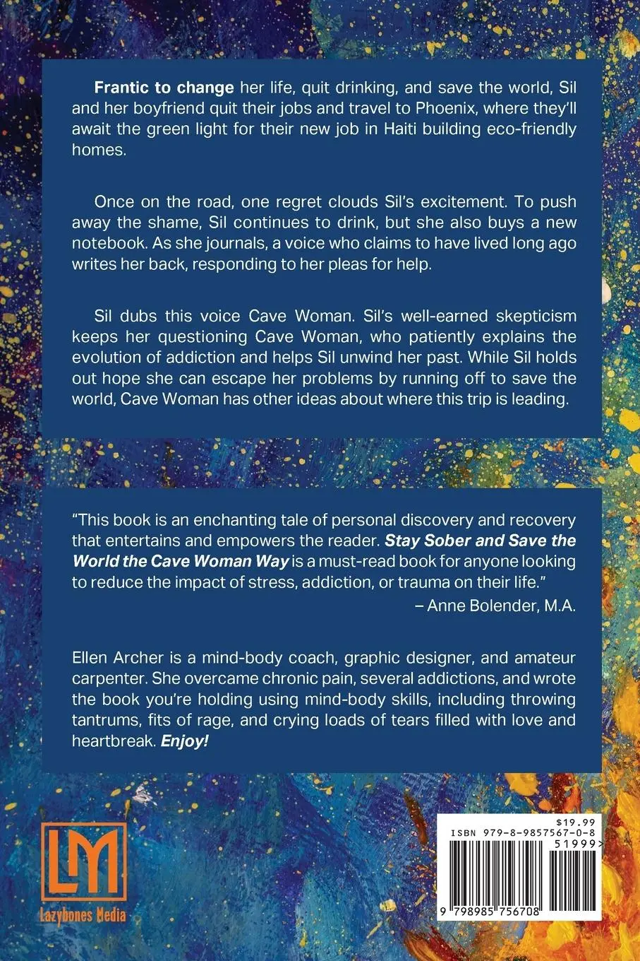 Rückseite: 9798985756708 | Stay Sober and Save the World the Cave Woman Way | Ellen Archer | Buch