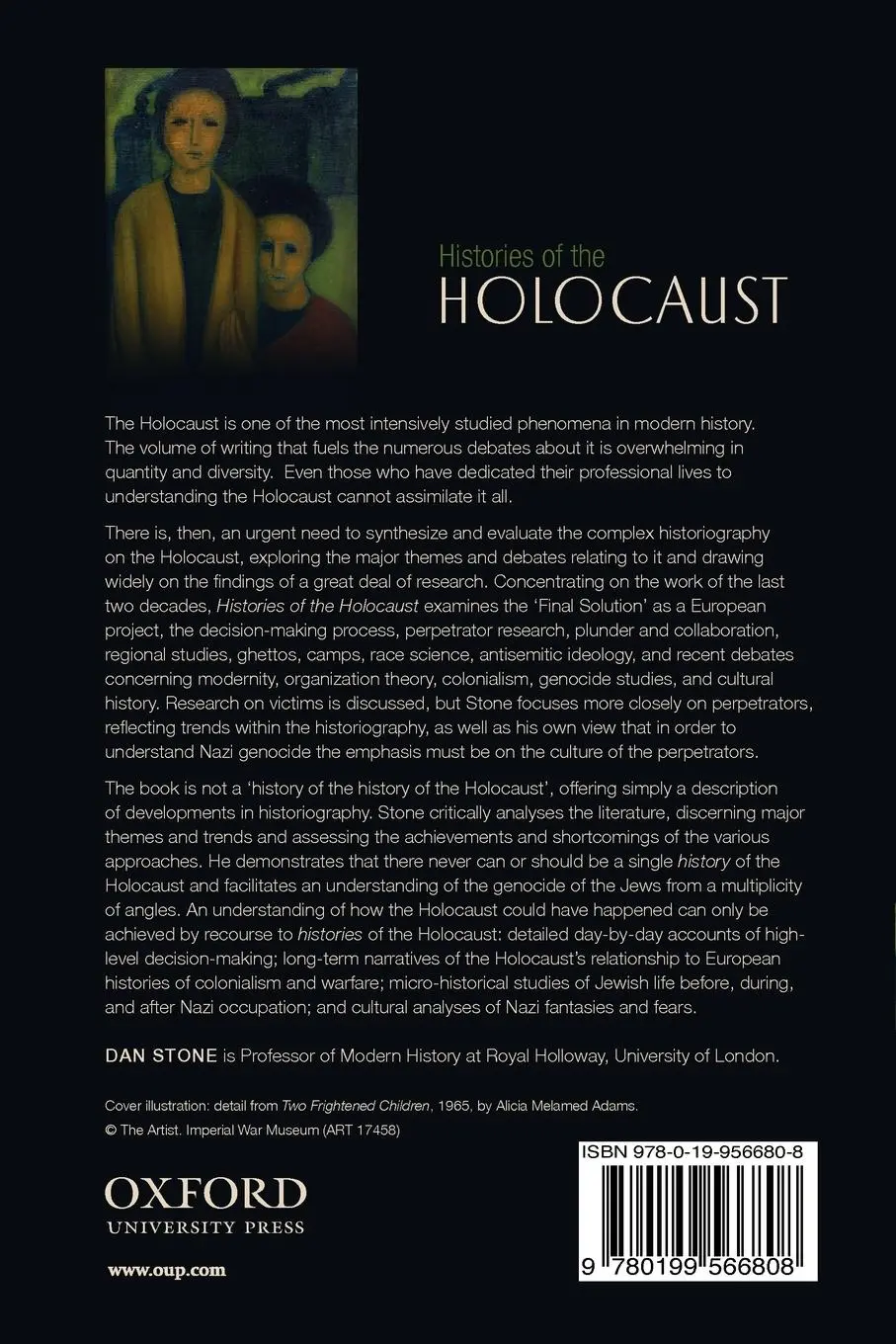 Rückseite: 9780199566808 | Histories of the Holocaust | Dan Stone | Taschenbuch | Englisch | 2010
