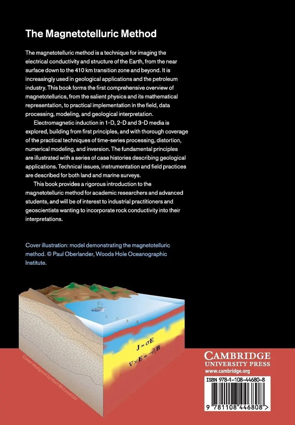 Rückseite: 9781108446808 | The Magnetotelluric Method | Alan D. Chave (u. a.) | Taschenbuch