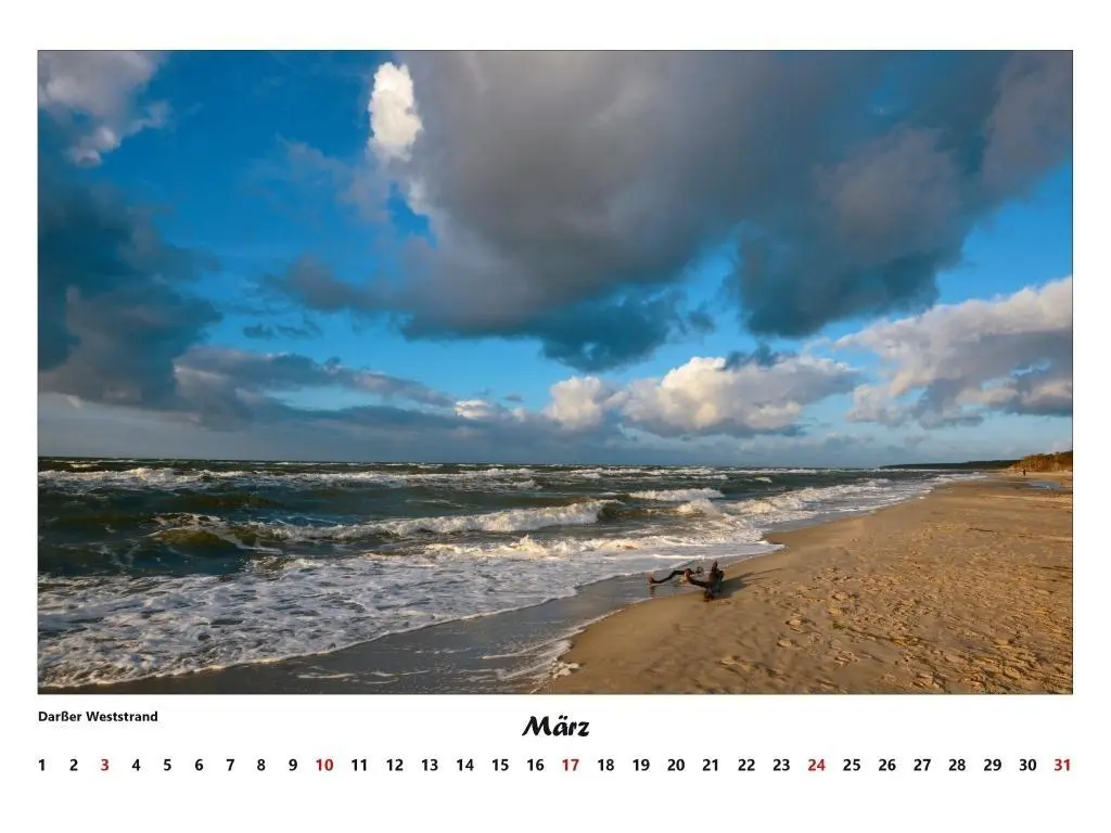 Bild: 9783000306808 | Fischland - Darß - Zingst Kalender 2026 (groß) | Volker Schrader