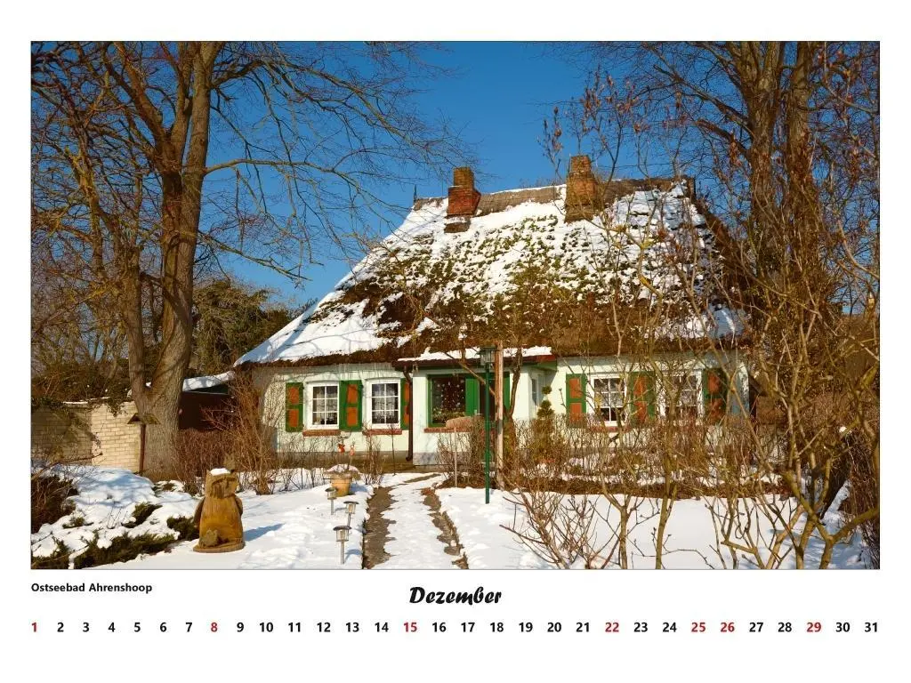 Bild: 9783000306808 | Fischland - Darß - Zingst Kalender 2026 (groß) | Volker Schrader
