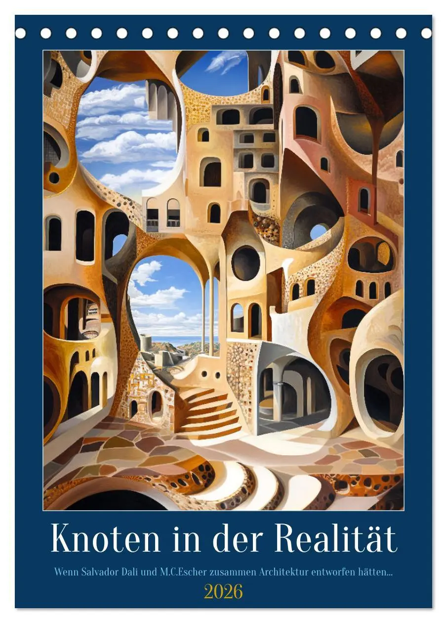 Cover: 9783457276808 | Knoten in der Realität (Tischkalender 2026 DIN A5 hoch), CALVENDO...