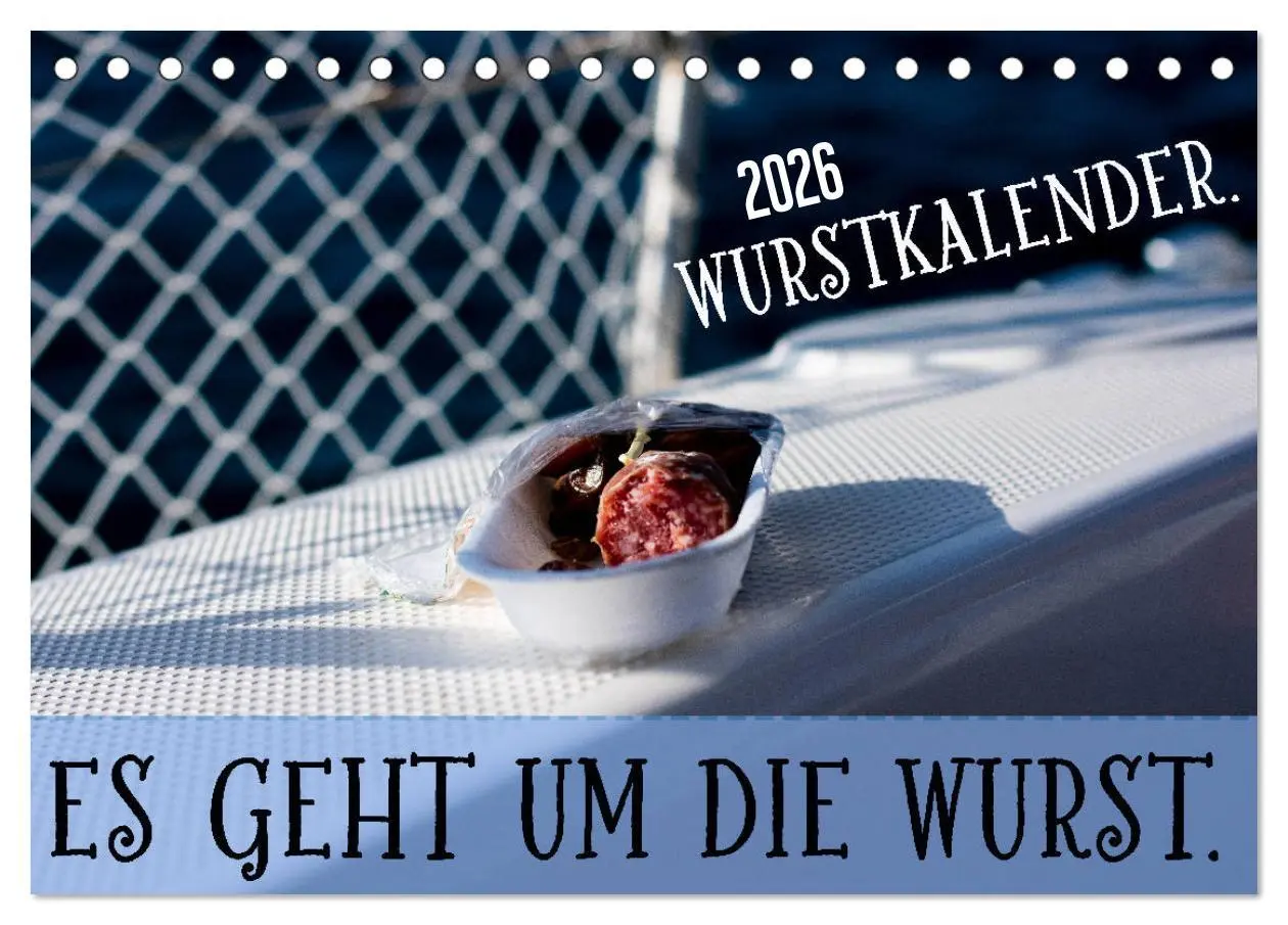 Cover: 9783457656808 | Wurstkalender. Es geht um die Wurst. (Tischkalender 2026 DIN A5...