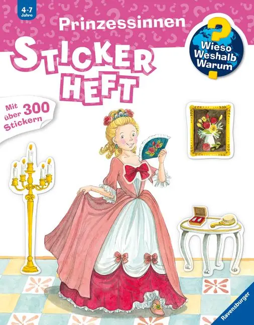 Cover: 9783473326808 | Wieso? Weshalb? Warum? Stickerheft: Prinzessinnen | Naeko Walter Cover: 9783473326808 | Wieso? Weshalb? Warum? Stickerheft: Prinzessinnen | Naeko Walter