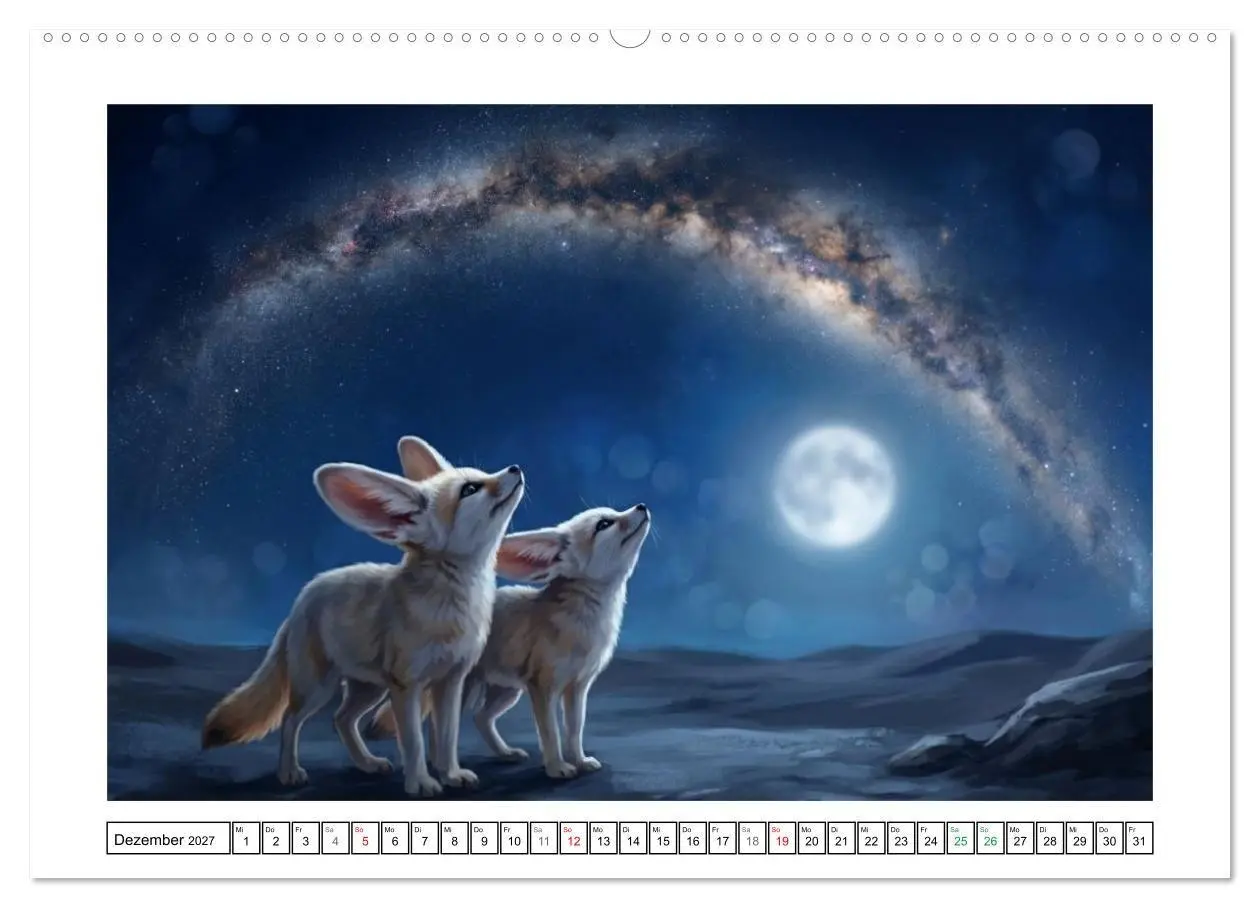 Bild: 9783516816808 | Fenneks - Neugierige Momente in der Wüste (Wandkalender 2027 DIN A2...