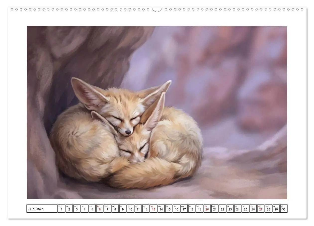 Bild: 9783516816808 | Fenneks - Neugierige Momente in der Wüste (Wandkalender 2027 DIN A2...