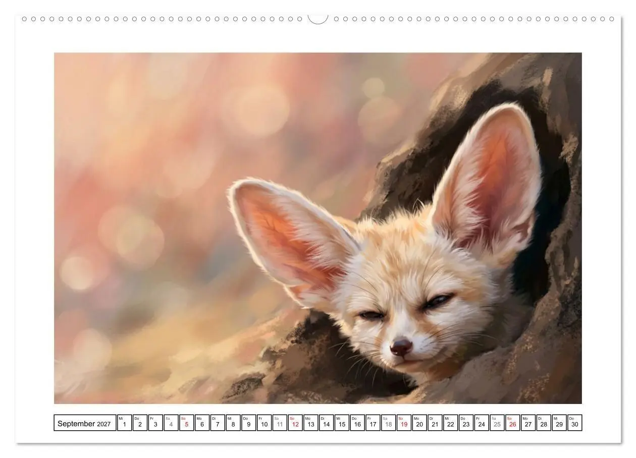 Bild: 9783516816808 | Fenneks - Neugierige Momente in der Wüste (Wandkalender 2027 DIN A2...
