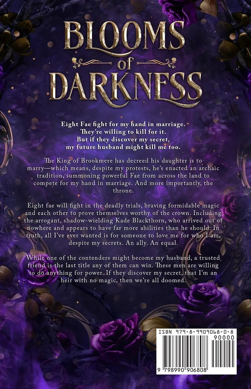 Rückseite: 9798990906808 | Blooms of Darkness (The Broken Prophecy Book 1) | Applegate (u. a.)
