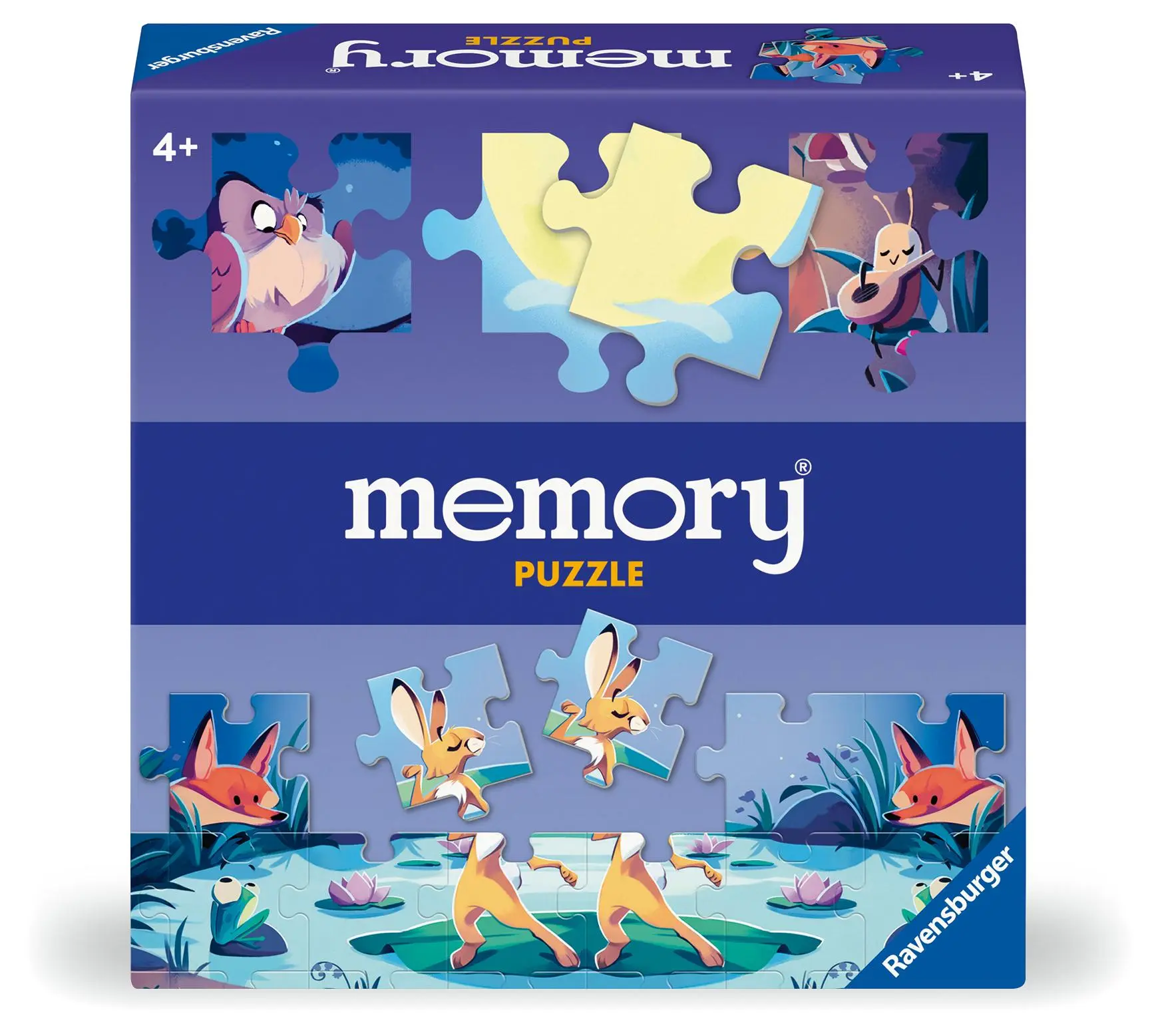 Cover: 4005556246908 | memory® Puzzle Tiere am Teich - Kinderspiel ab 4 Jahre | Spiel | 24690