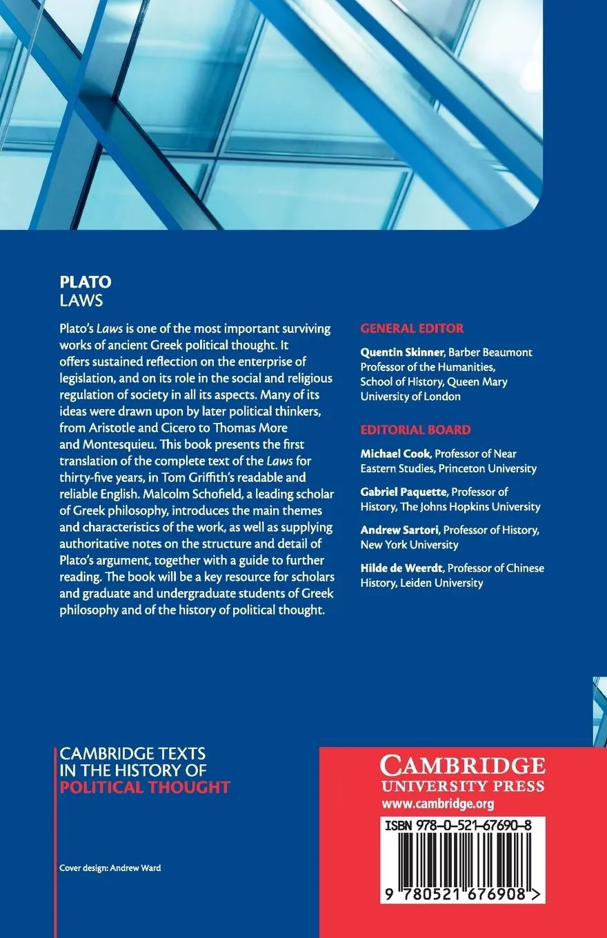 Rückseite: 9780521676908 | Plato | Laws | Plato | Taschenbuch | Kartoniert / Broschiert | 2017