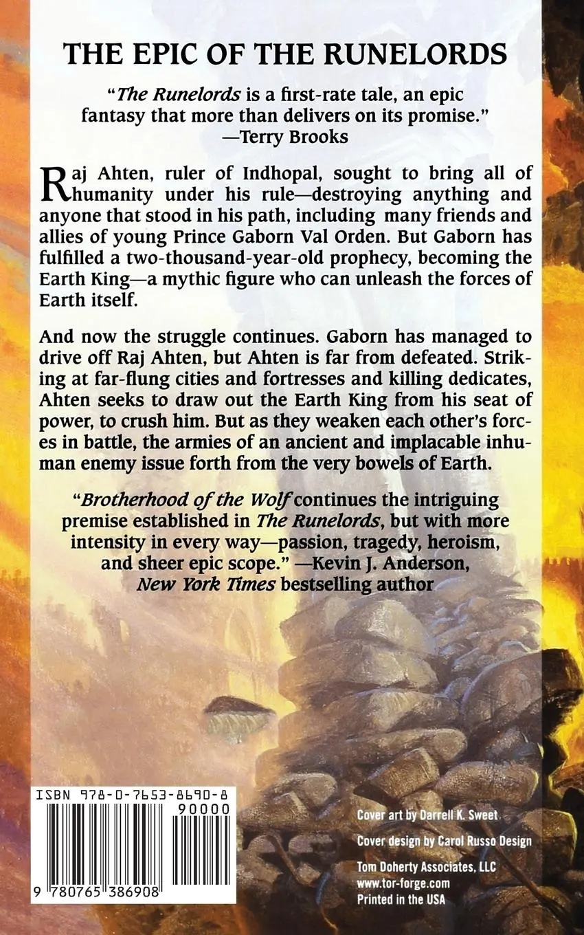 Rückseite: 9780765386908 | Brotherhood of the Wolf | David Farland | Taschenbuch | Englisch