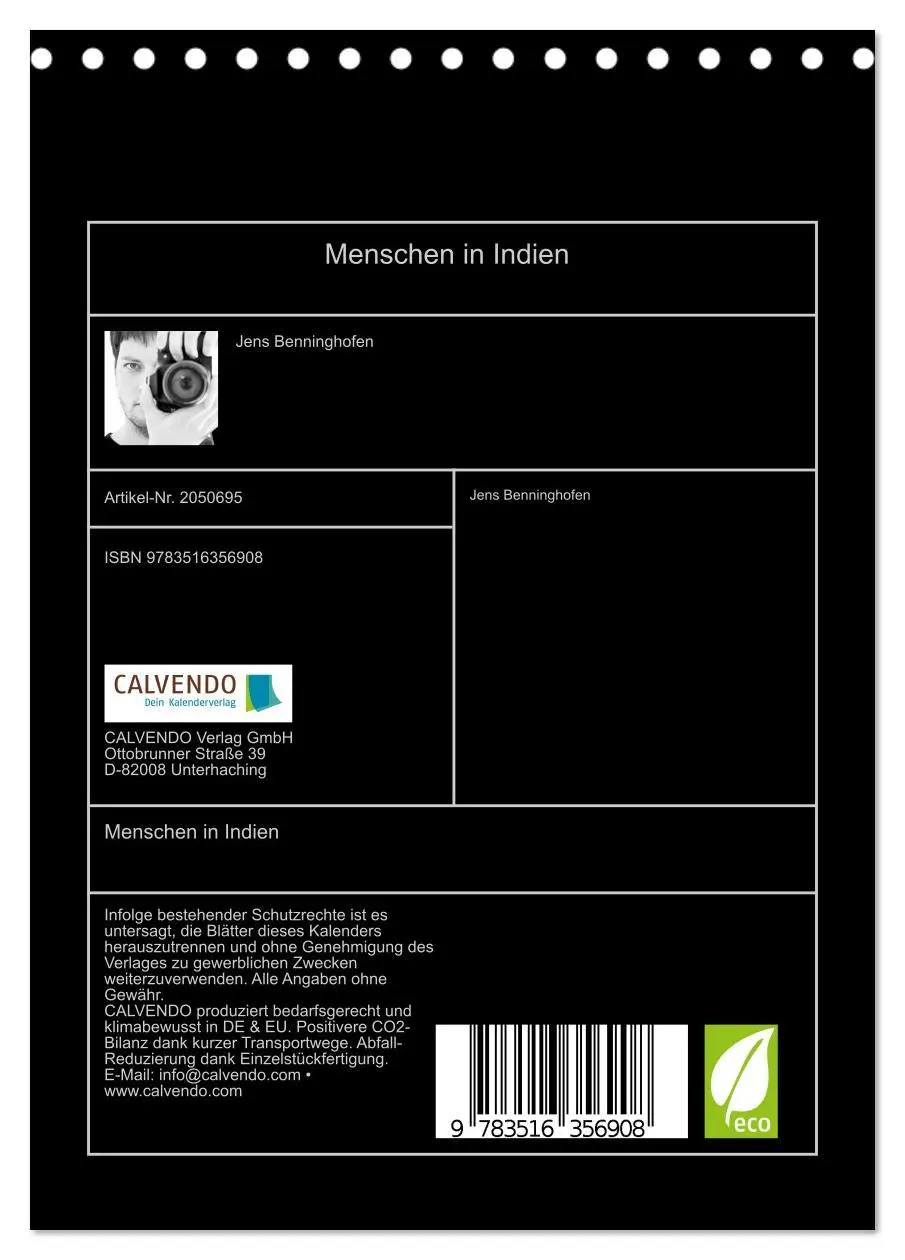 Bild: 9783516356908 | Menschen in Indien (Tischkalender 2026 DIN A5 hoch), CALVENDO...