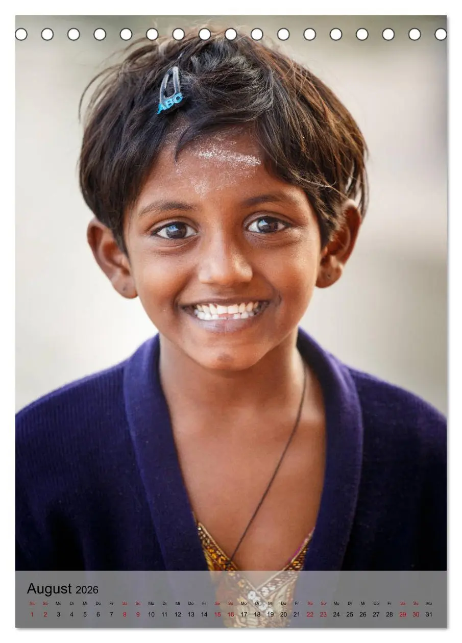 Bild: 9783516356908 | Menschen in Indien (Tischkalender 2026 DIN A5 hoch), CALVENDO...