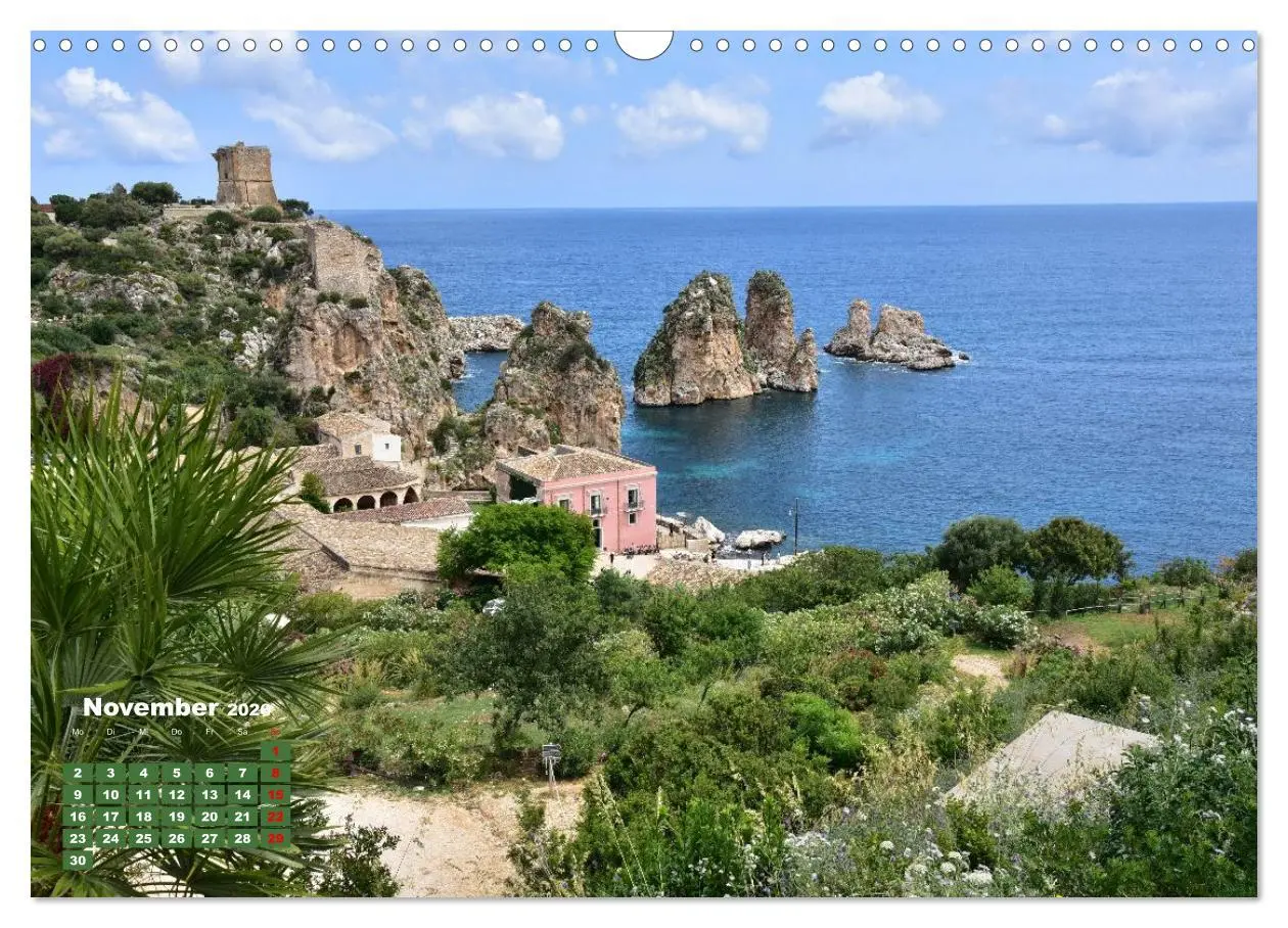 Bild: 9783516596908 | Sizilien - von Cefalù bis Trapani (Wandkalender 2026 DIN A3 quer),...