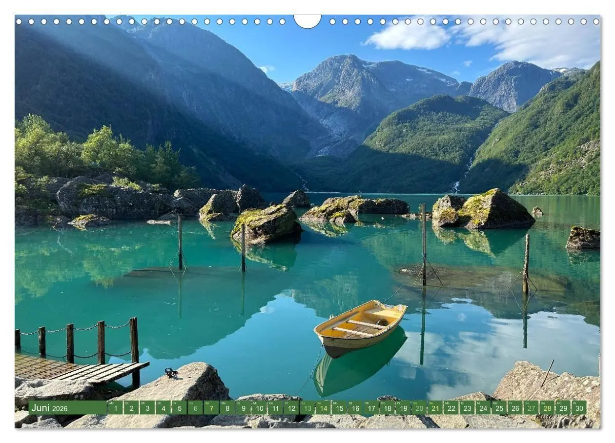 Bild: 9783516666908 | Erlebe mit mir das wilde Norwegen (Wandkalender 2026 DIN A3 quer),...