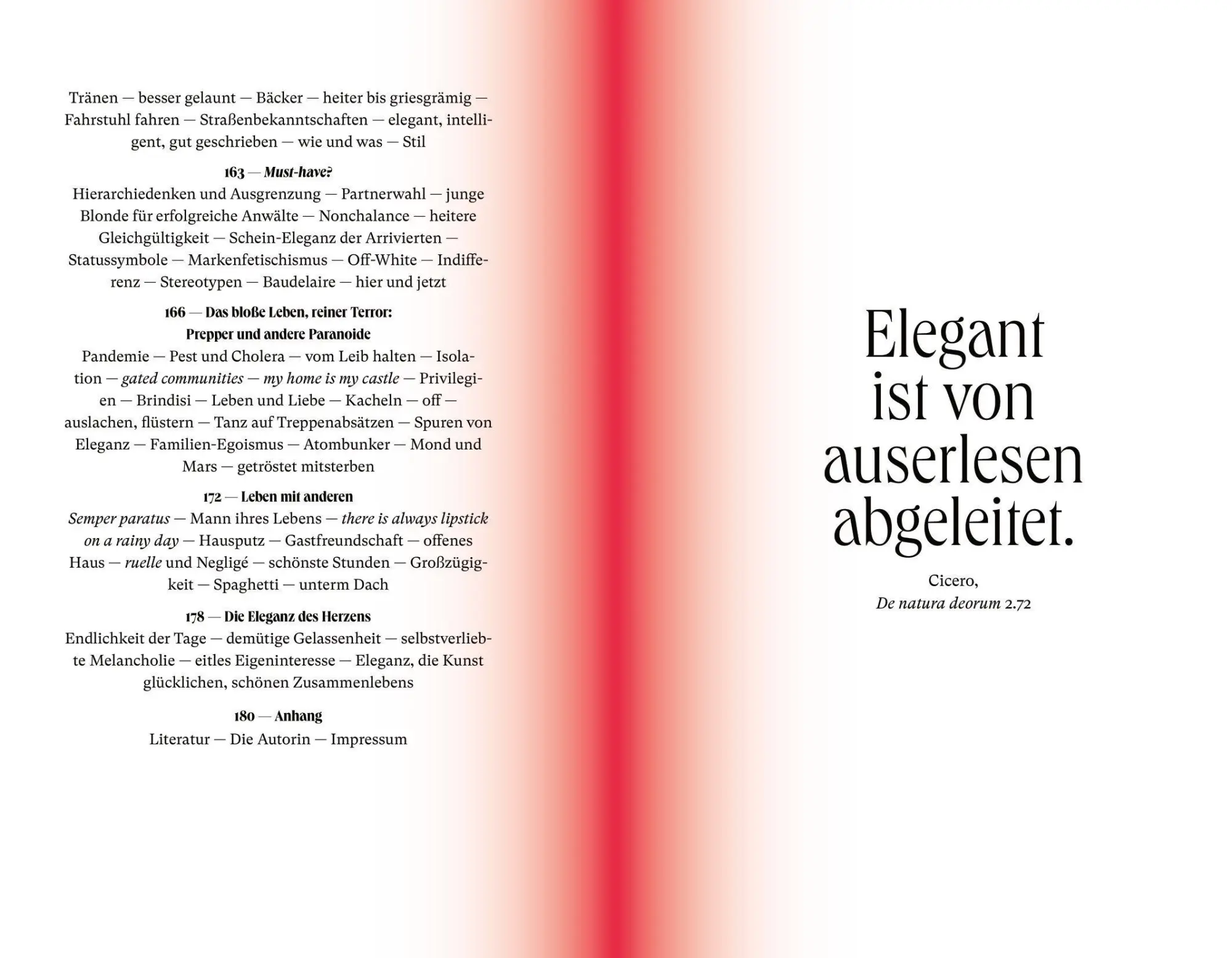Bild: 9783710606908 | Eleganz | Über eine Haltung, die unser Miteinander bereichert | Vinken