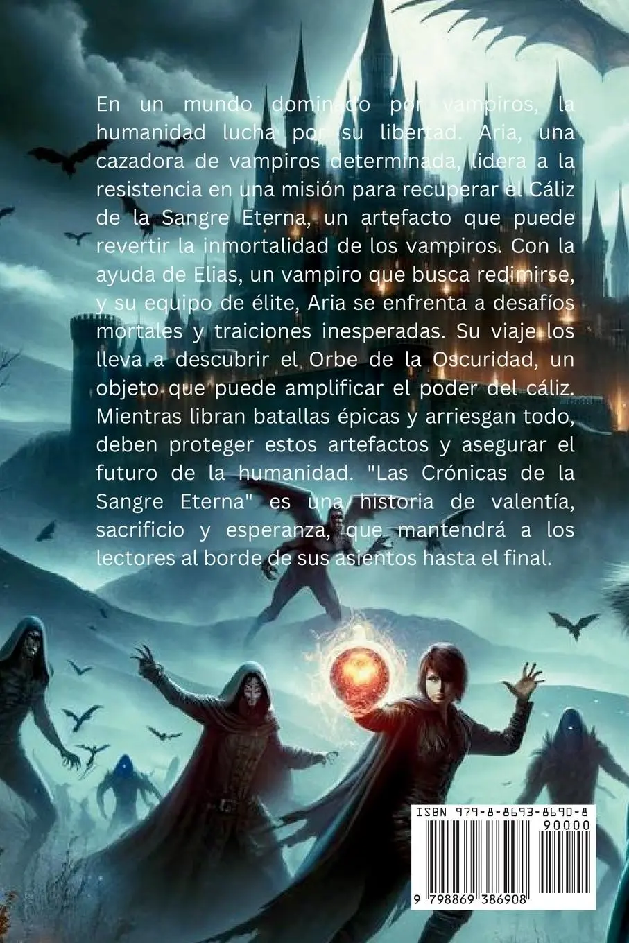 Rückseite: 9798869386908 | Las Crónicas de la Sangre Eterna | Damian Almaraz | Taschenbuch | 2024