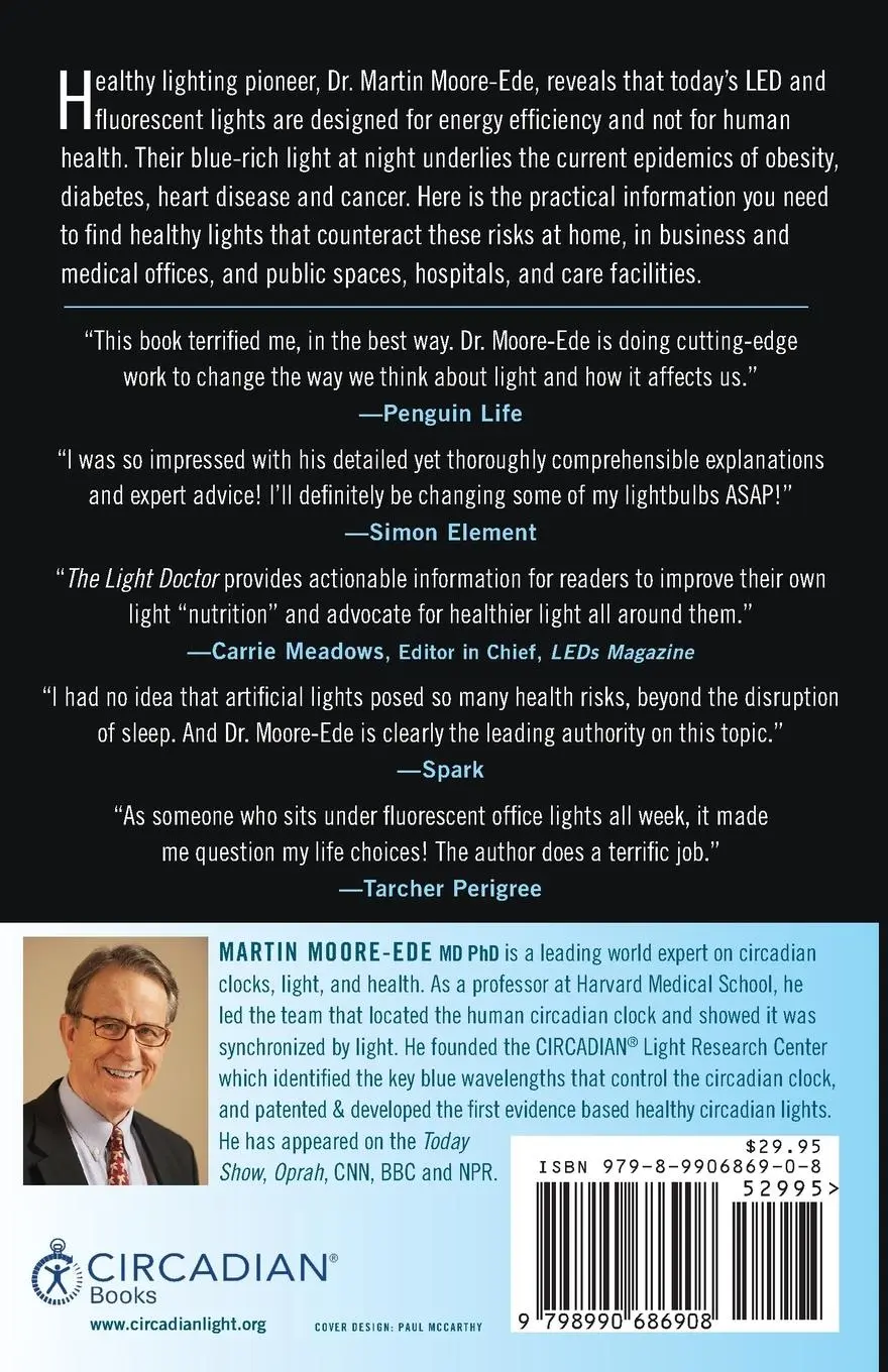 Rückseite: 9798990686908 | THE LIGHT DOCTOR | Martin Moore-Ede | Taschenbuch | Englisch | 2024