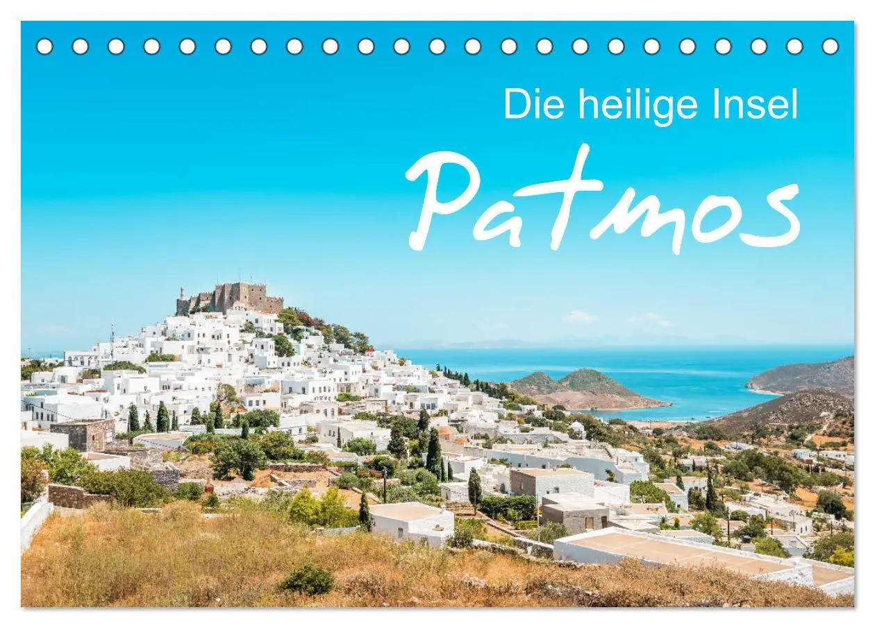 Cover: 9783457607008 | Patmos - Die heilige Insel (Tischkalender 2026 DIN A5 quer),...